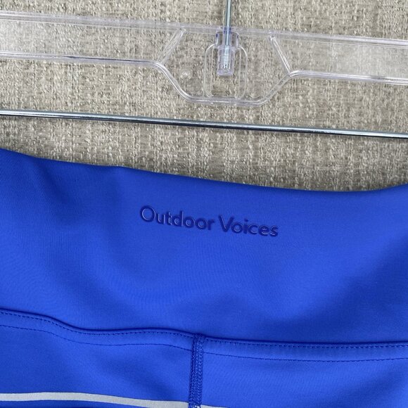 Outdoor Voices Frostknit Leggings XXL Workout‎ Reflective 7/8 Performance Tech - Picture 8 of 14